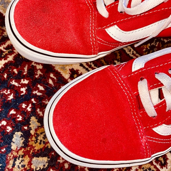 Cherry Red🍒 Old Skool Vans - Picture 5 of 8